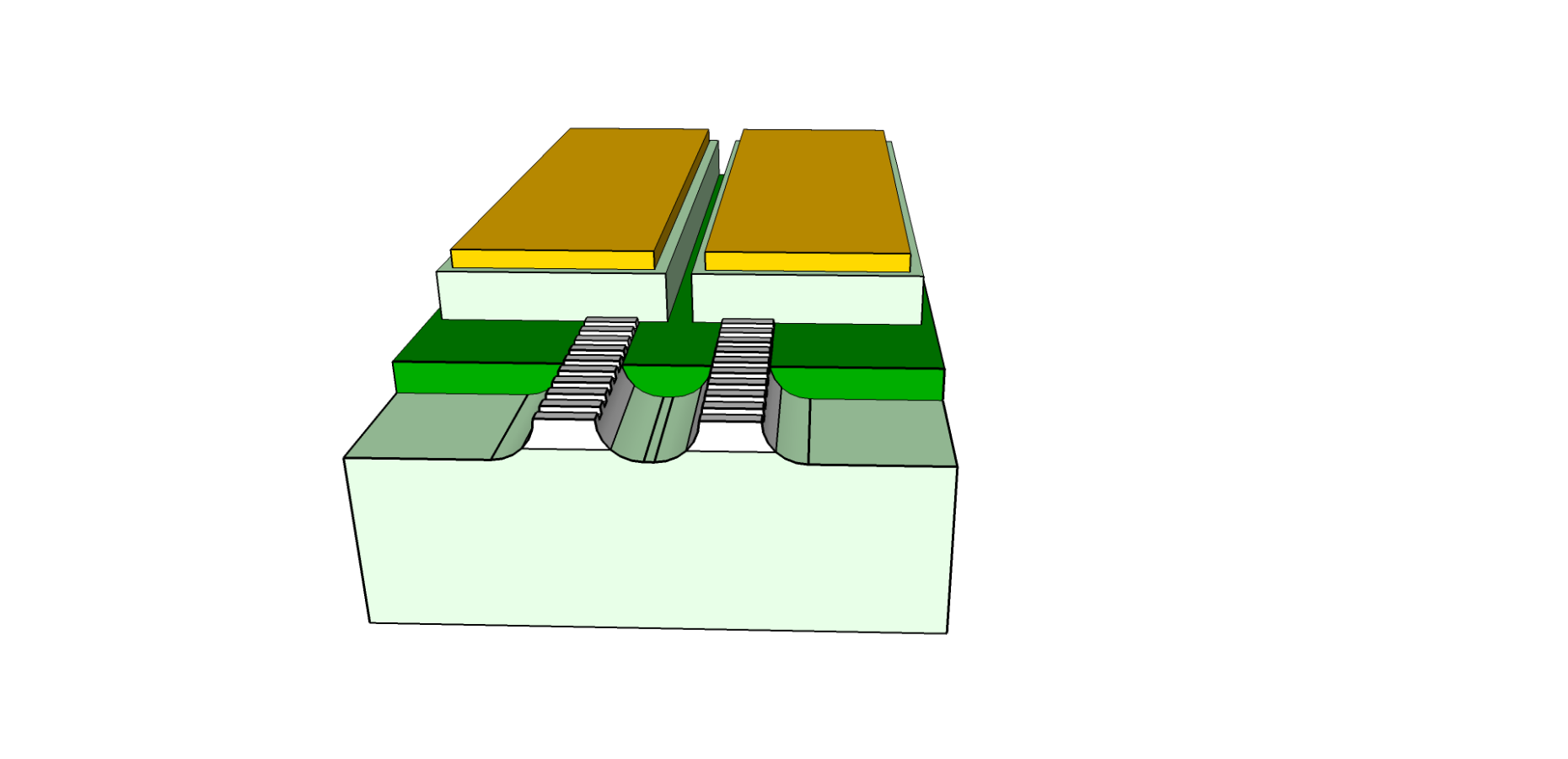 Enlarged view: Illustration of two naeigbouring DFB lasers